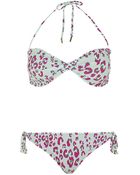 Matthew Williamson Electro Leopard Bandeau Bikini - Lyst