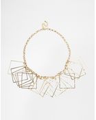 Asos Limited Editon Statement Squares Necklace - Lyst