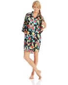 Lauren by Ralph Lauren Floral Print Sleep Shirt - Lyst