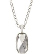 Lagos Elongated Pavé Diamond Octagon Pendant Necklace - Lyst