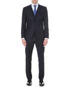 Hugo Slim-fit Three-piece Wool Suit - For Men - Lyst