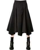 Yang Li Asymmetric A-Line Cotton Skirt - Lyst