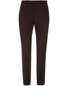 Alexander McQueen Wool-Mohair Trousers - Lyst