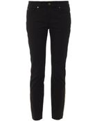 Alexander McQueen Zip Trimmed Midrise Skinny Jeans - Lyst