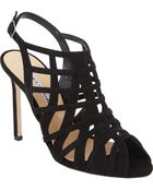 Manolo Blahnik Dance2 Caged Slingback Sandals - Lyst