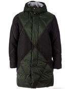 Moncler Gamme Bleu Padded Argyle Coat - Lyst