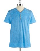 DKNY Henley T-Shirt - Lyst