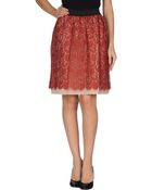 P.a.r.o.s.h. Knee Length Skirt - Lyst
