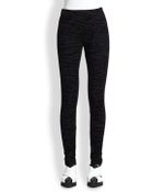 Proenza Schouler Flocked Skinny Trousers - Lyst