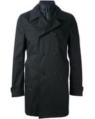 Fay Double Breasted Trench Coat - Lyst