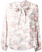 Marc Jacobs Forest Print Blouse - Lyst