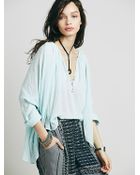 Free People Embroidered Peasant Top - Lyst