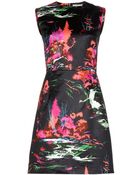 Balenciaga Printed Cotton Dress - Lyst