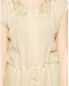 Asos Tall Maxi Dress with Lace Panels - Lyst