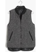 Madewell Reversible Quilted Vest - Lyst