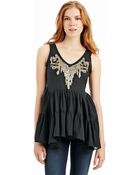 Free People Darling Dee Embellished Tunic - Lyst