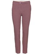 Etro Printed Crepe Trousers - Lyst
