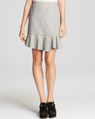 Tibi Skirt - Daria Herringbone Ruffle - Lyst