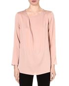 Max Mara Gioco Silk Top - Lyst