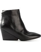 Marsell Large Low Heel Pointed Toe Boots - Lyst
