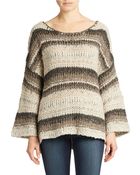 Free People Slouchy Knit Pullover - Lyst