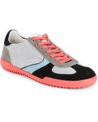 Dolce & Gabbana Colorblock Canvas, Suede & Leather Sneakers - Lyst