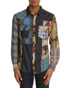 Denim & Supply Ralph Lauren Ward Patchwork Shirt - Lyst
