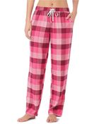 DKNY Patterned Flannel Pants - Lyst