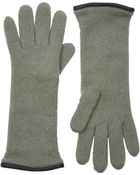 Barneys New York Double-Knit Gloves - Lyst