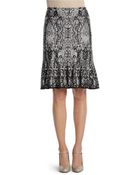 Nic+zoe Nic+Zoe Flared-Hem Knit Skirt - Lyst