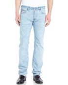 Just Cavalli Light Wash Regular Straight Leg Jeans - Lyst