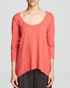 Eileen Fisher Scoop Neck Top - Lyst