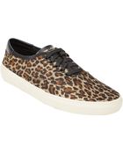 Saint Laurent Leopard Jacquard Skate Sneakers - Lyst