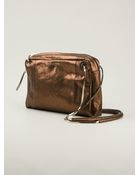 Lanvin Metallic Shoulder Bag - Lyst