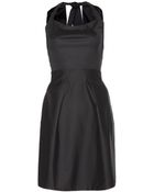 Roland Mouret Felis Cotton-Blend Dress - Lyst