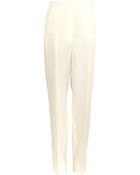 Celine Wide-Leg Crepe Trousers - Lyst