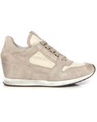 Ash Dean Calf Suede Trainer - Lyst
