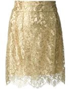 Dolce & Gabbana Lace Skirt - Lyst