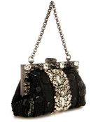 Dolce & Gabbana Vanda Crystal-Embellished Clutch - Lyst