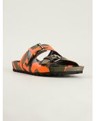 Valentino Camouflage Sandals - Lyst