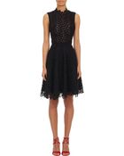 Sophia Kah Guipure Lace & Organza Dress - Lyst