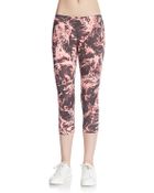 Calvin Klein Performance Ruched Tie-Dye Performance Leggings - Lyst