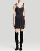 Free People Slip Dress - Embellished Mesh - Lyst