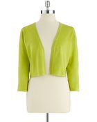 Chetta B Open Front Shrug - Lyst