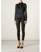 Blumarine Embroidered Skinny Fit Jeans - Lyst