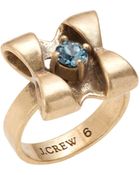 J.Crew Tiny Bow Ring - Lyst
