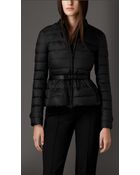 Burberry Belted Puffer Jacket - Lyst