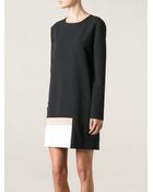 MSGM Colour Block Shift Dress - Lyst