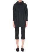 Pleats Please Issey Miyake Hooded Pleated Coat - Lyst