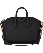 Givenchy Rubber-Effect Medium Antigona Duffel - Lyst
